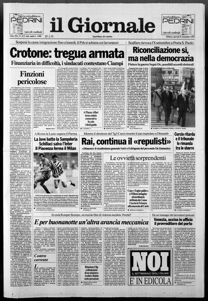 Il giornale : quotidiano del mattino